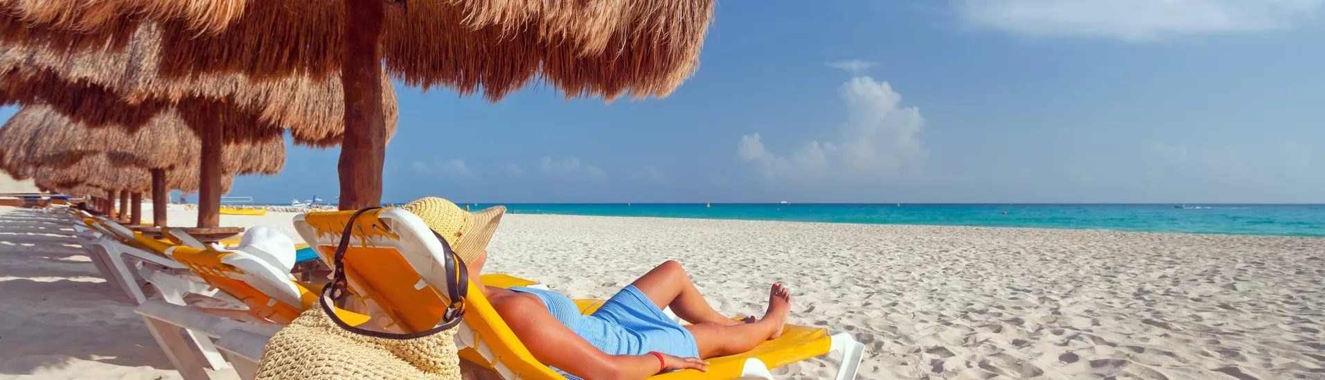 Beach vacation mexico caribbean